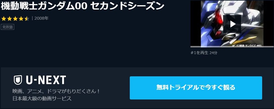 機動戦士ガンダム00 ダブルオー 1期 2期 の動画を無料で全話視聴できる動画サイトまとめ アニメ動画大陸 アニメ動画無料視聴まとめサイト