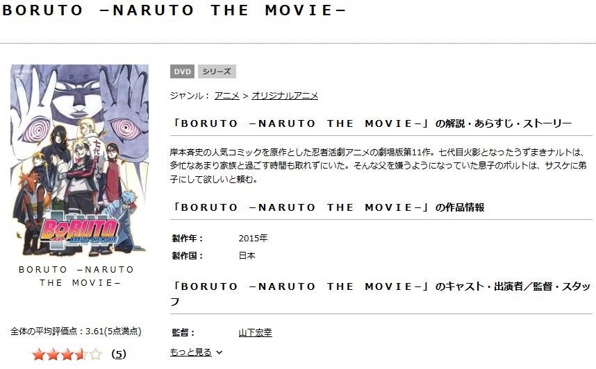 映画 Boruto Naruto The Movie の動画を無料でフル視聴できる動画サイトまとめ アニメ動画大陸 アニメ動画無料視聴まとめサイト