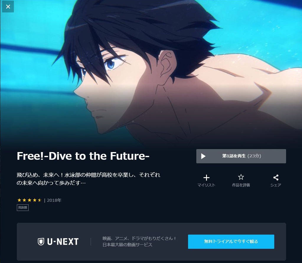 Free Dive To The Future 3期 の動画を無料で全話視聴できる動画サイトまとめ アニメ動画大陸 アニメ 動画無料視聴まとめサイト