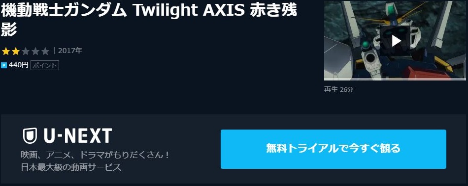 機動戦士ガンダム トワイライトアクシズの動画を無料で全話視聴できる動画サイトまとめ アニメ動画大陸 アニメ動画無料視聴まとめサイト