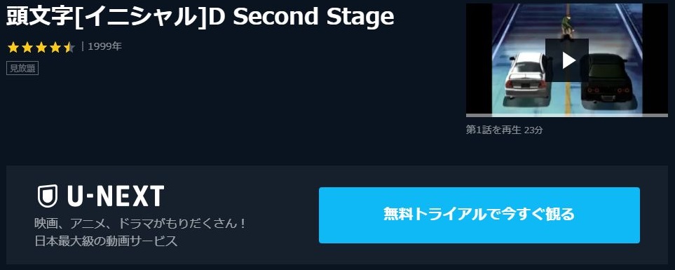 頭文字 イニシャル D Second Stageの動画を無料で全話視聴できる動画サイトまとめ アニメ動画大陸 アニメ動画無料視聴まとめサイト